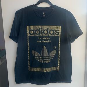 Black & Gold Adidas t-shirt